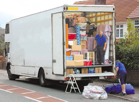 man with a luton van